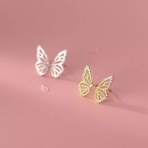 Silver / Gold Butterfly Wings Earrings